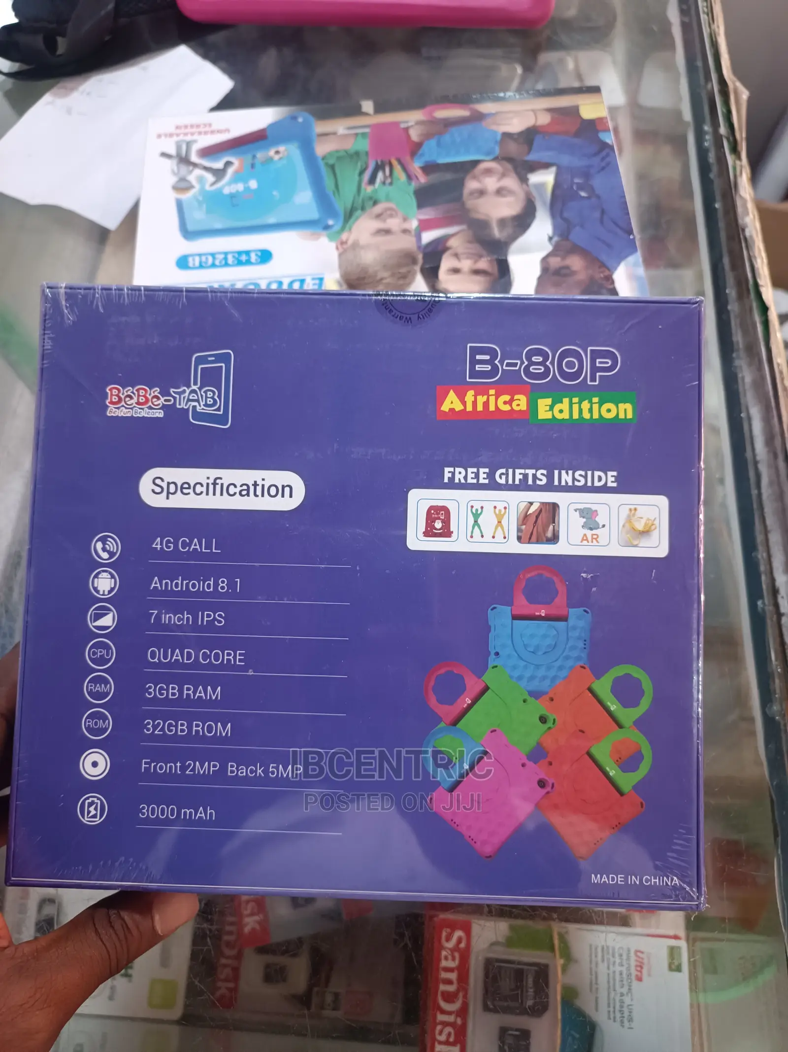 Bebe Tab B80P Android Kids Tablet (Single Sim)