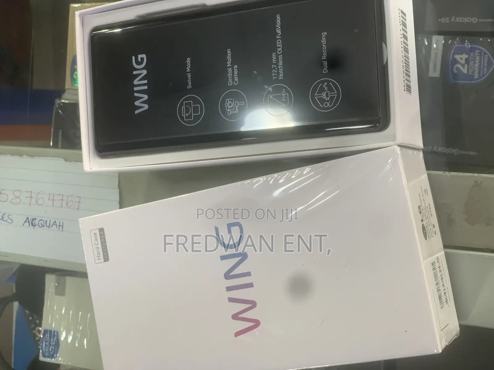 New LG Wing 5G 128 GB Gray