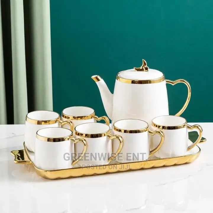 Creative Ceramic Suit. 7 Set Luxury Tea Jug