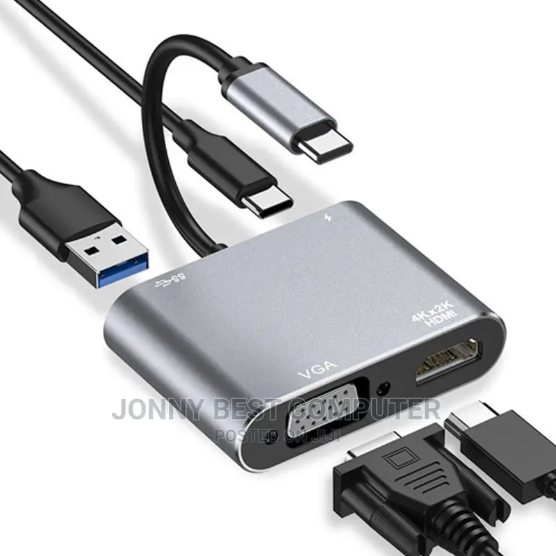 Type C 4 in 1 HDMI Adapter