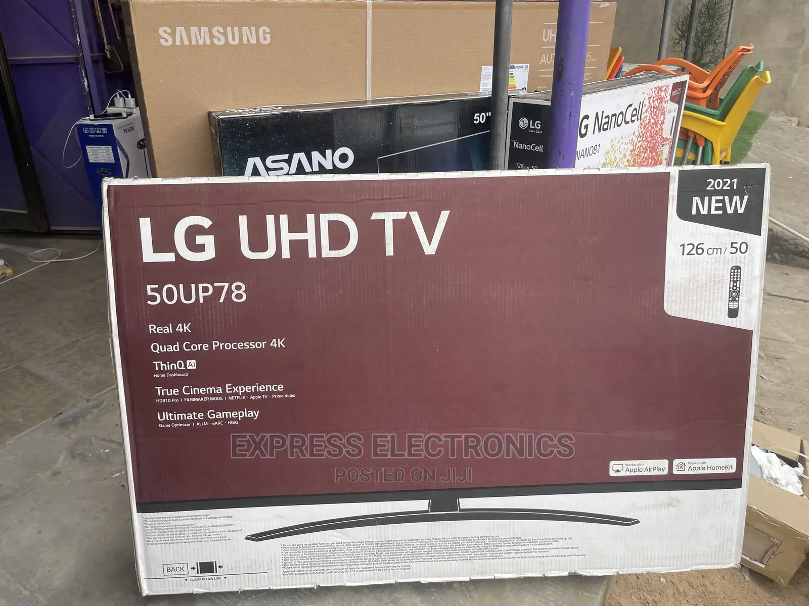 Best Deal 50”Up78 Tv UHD Smart LG Hot Cake +Dstv