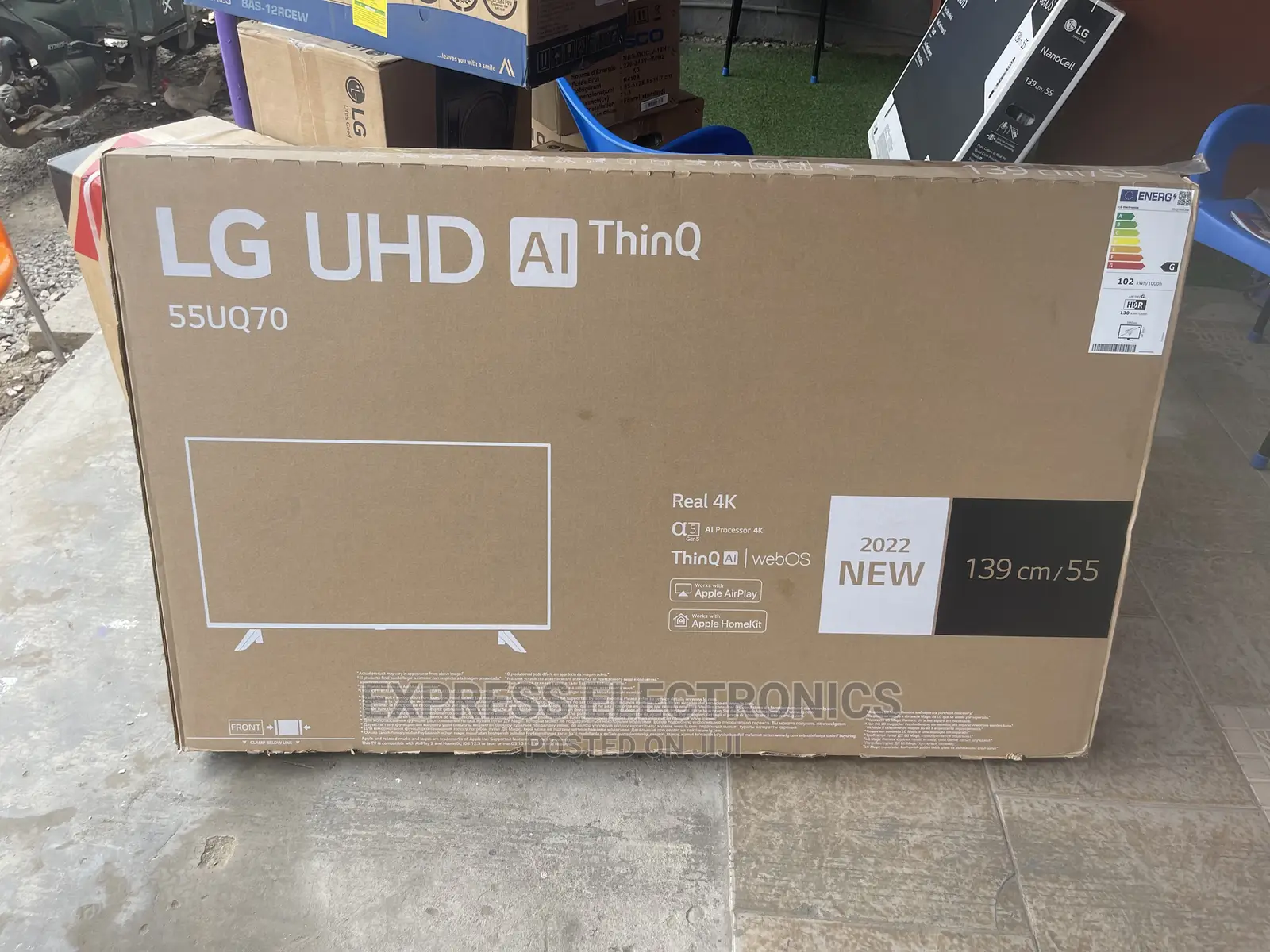 Hot Cake LG 55”UHD Smart UQ7000 (2022)Tv +Dstv