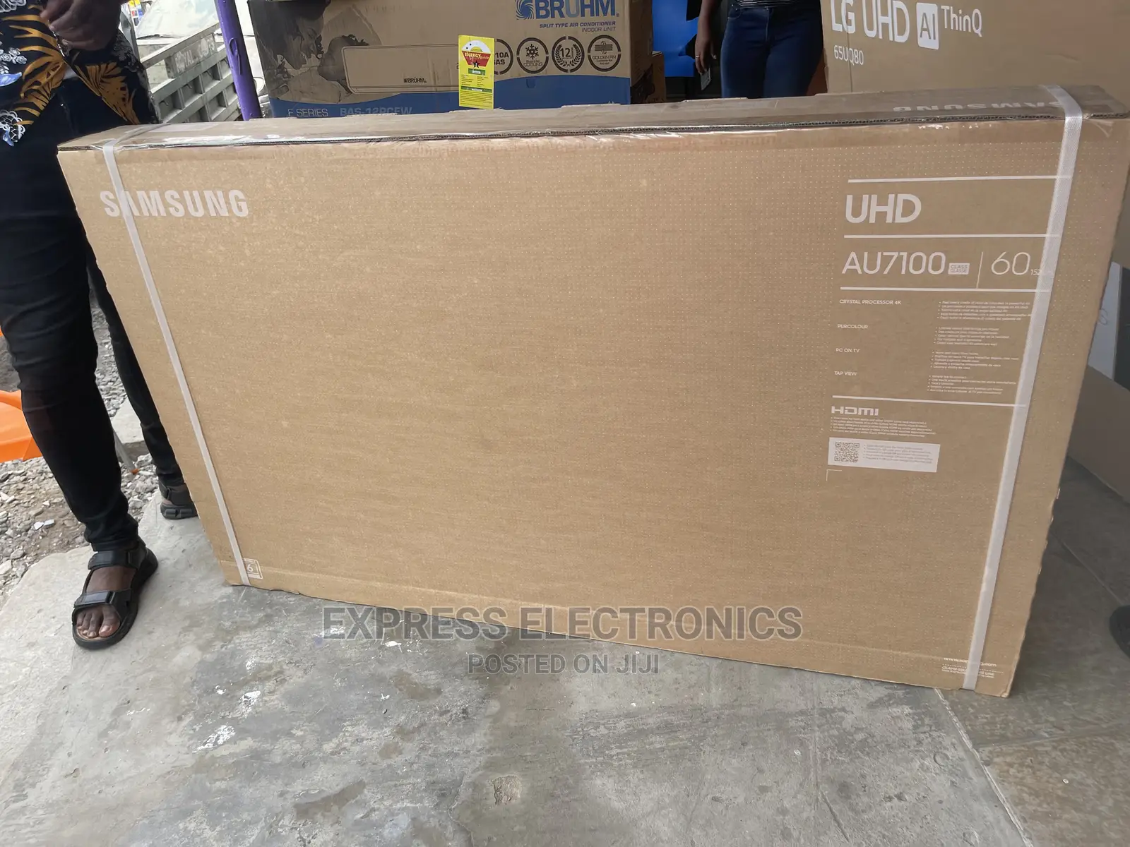 Best Deal 60”UHD Smart Experience Samsung Tv Au7172 +Dstv
