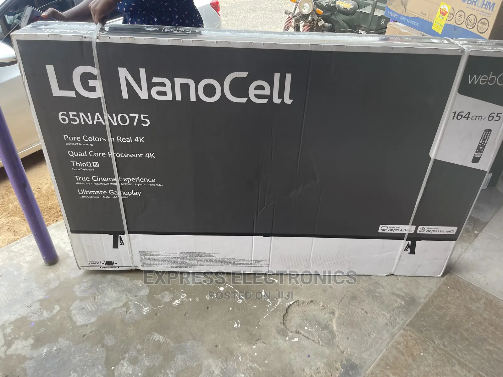 Quality Display 65”Nanocell 75 UHD Smart LG Tv +Dstv