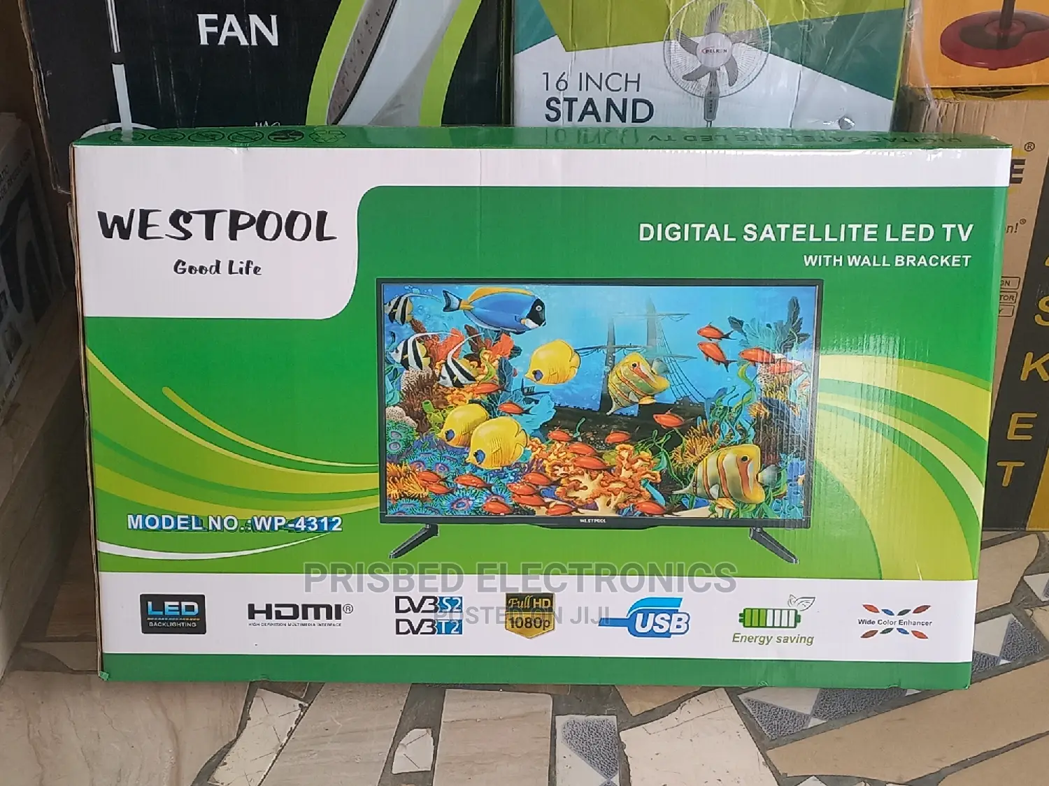 Westpool 43" Led Tv Fully Digital Satellite
