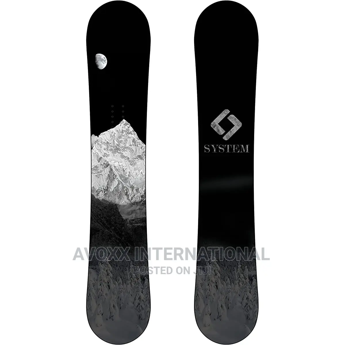 System Mtn Men's Snowboard Package W/System Apx Bindimgs