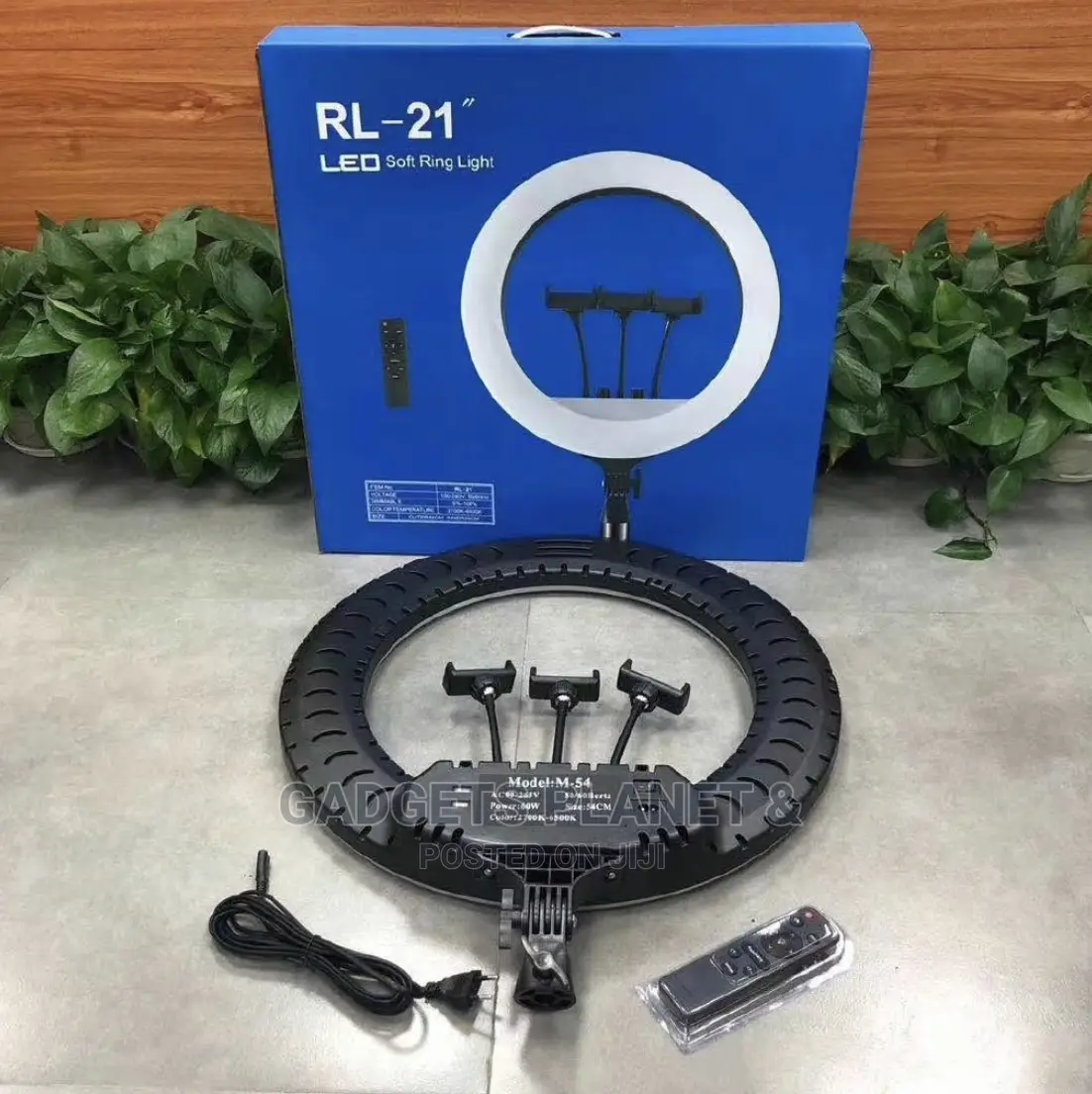Led Fill Ring Light With Remote Cont. And Tripod Stand - 21”