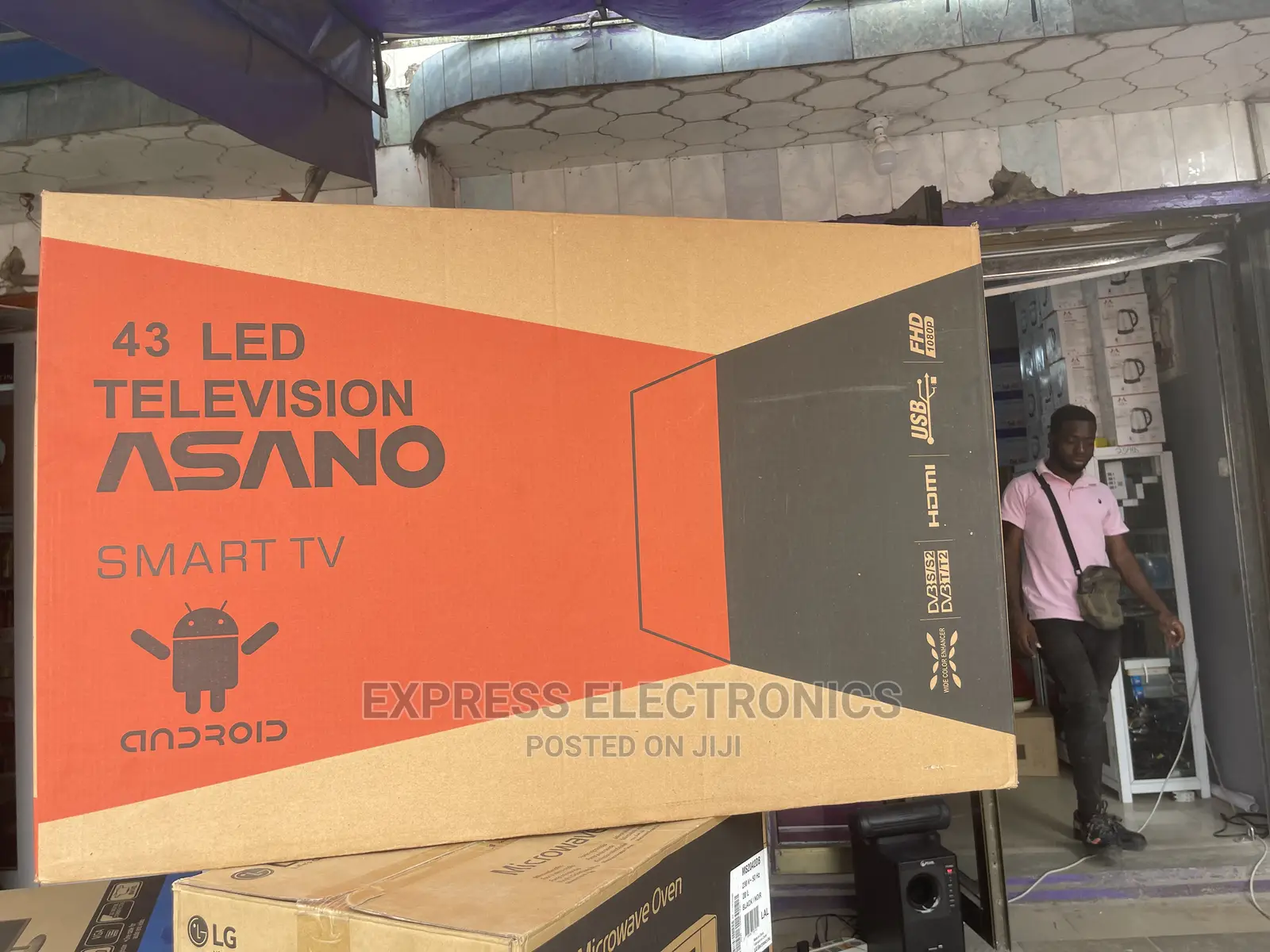 Eco Friendly Asano 43”Fhd Smart Android Tv