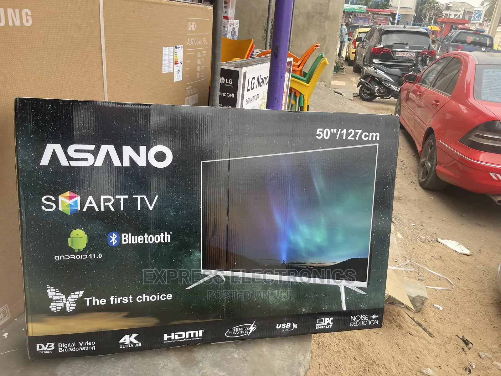 Eco Friendly 50”Uhd Android Asano Foreign Standard +Dstv