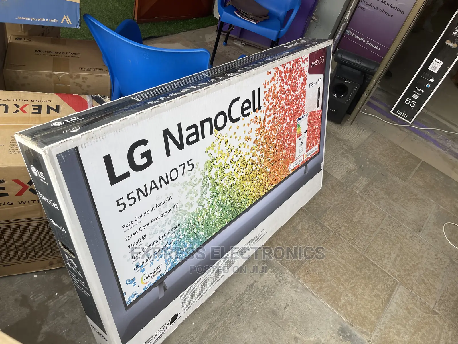 Foreign Standard LG 55”UHD Smart Tv 55NANO756 +Dstv