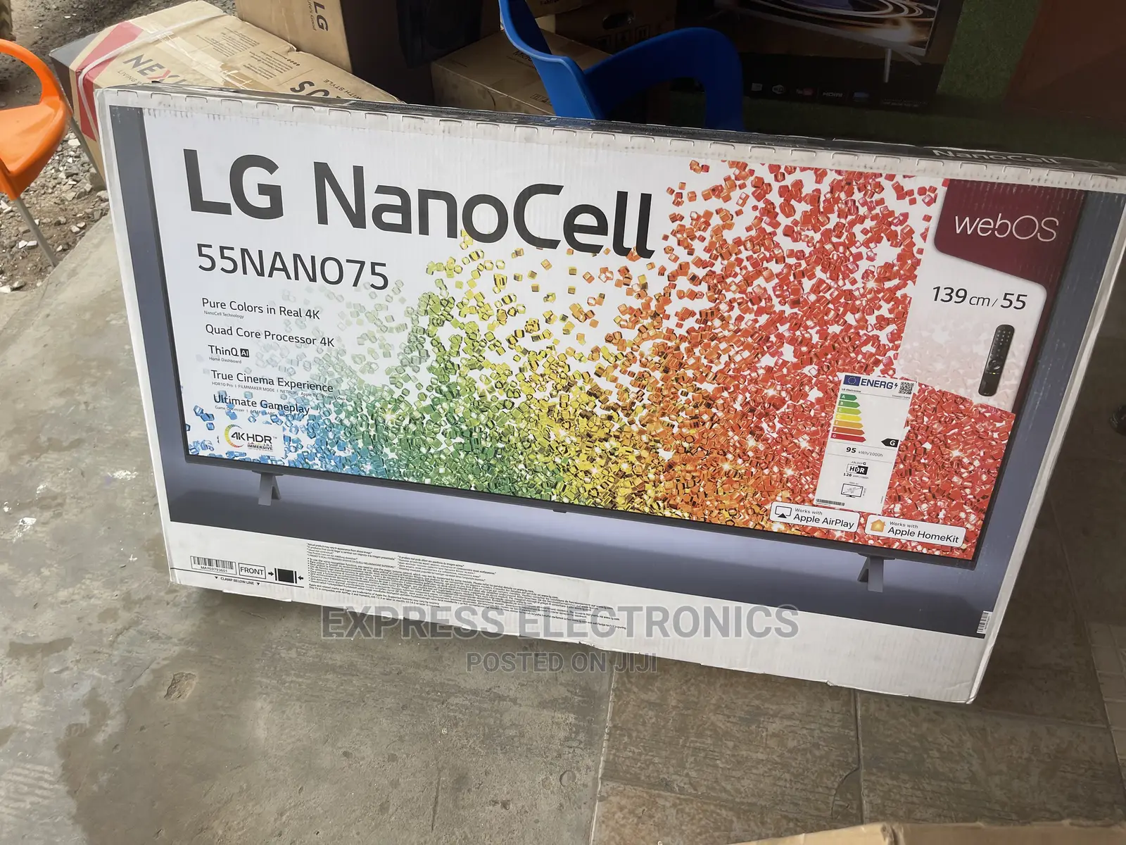 Foreign Standard LG 55”UHD Smart Tv 55NANO756 +Dstv