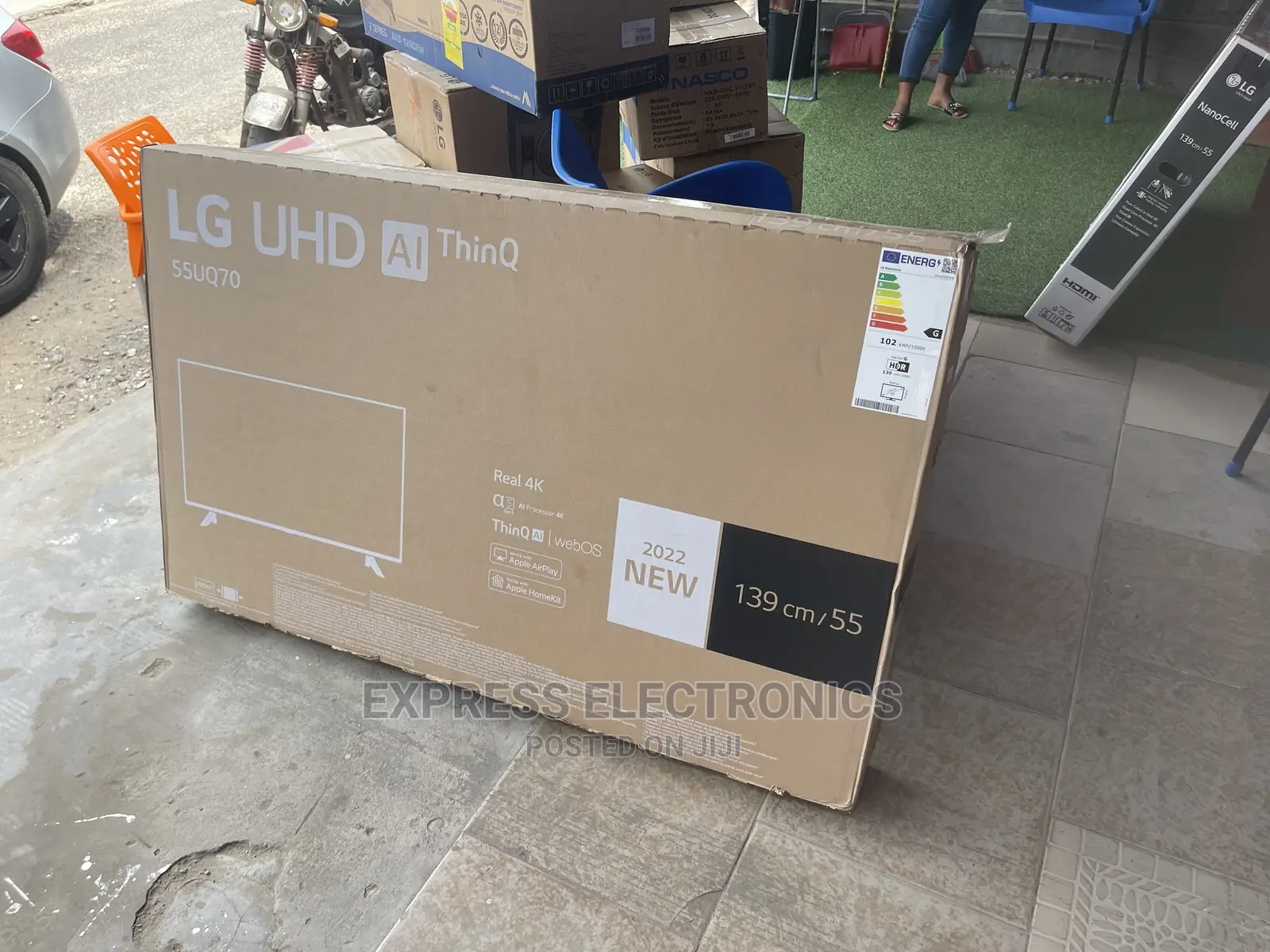 Foreign Standard LG 55” UHD Smart Tv (2022)UQ7000+Dstv