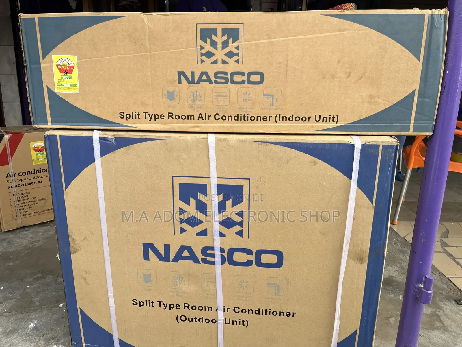 Energy Efficient Nasco 2.5 R22 Mirror Finishing Air Conditio