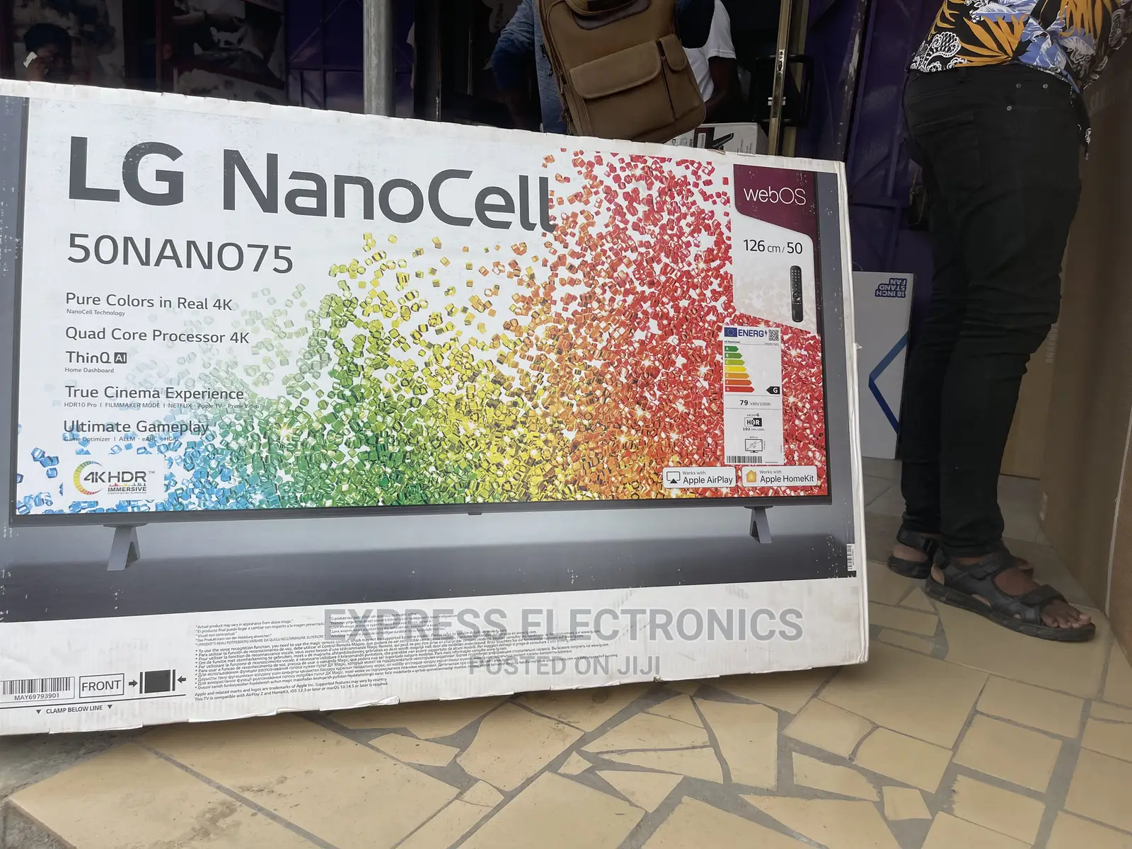 50”Nanocell 756 UHD Smart LG Foreign Standard Tv +Dstv