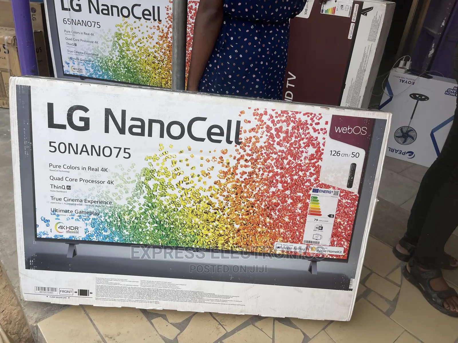 50”Nanocell 756 UHD Smart LG Foreign Standard Tv +Dstv