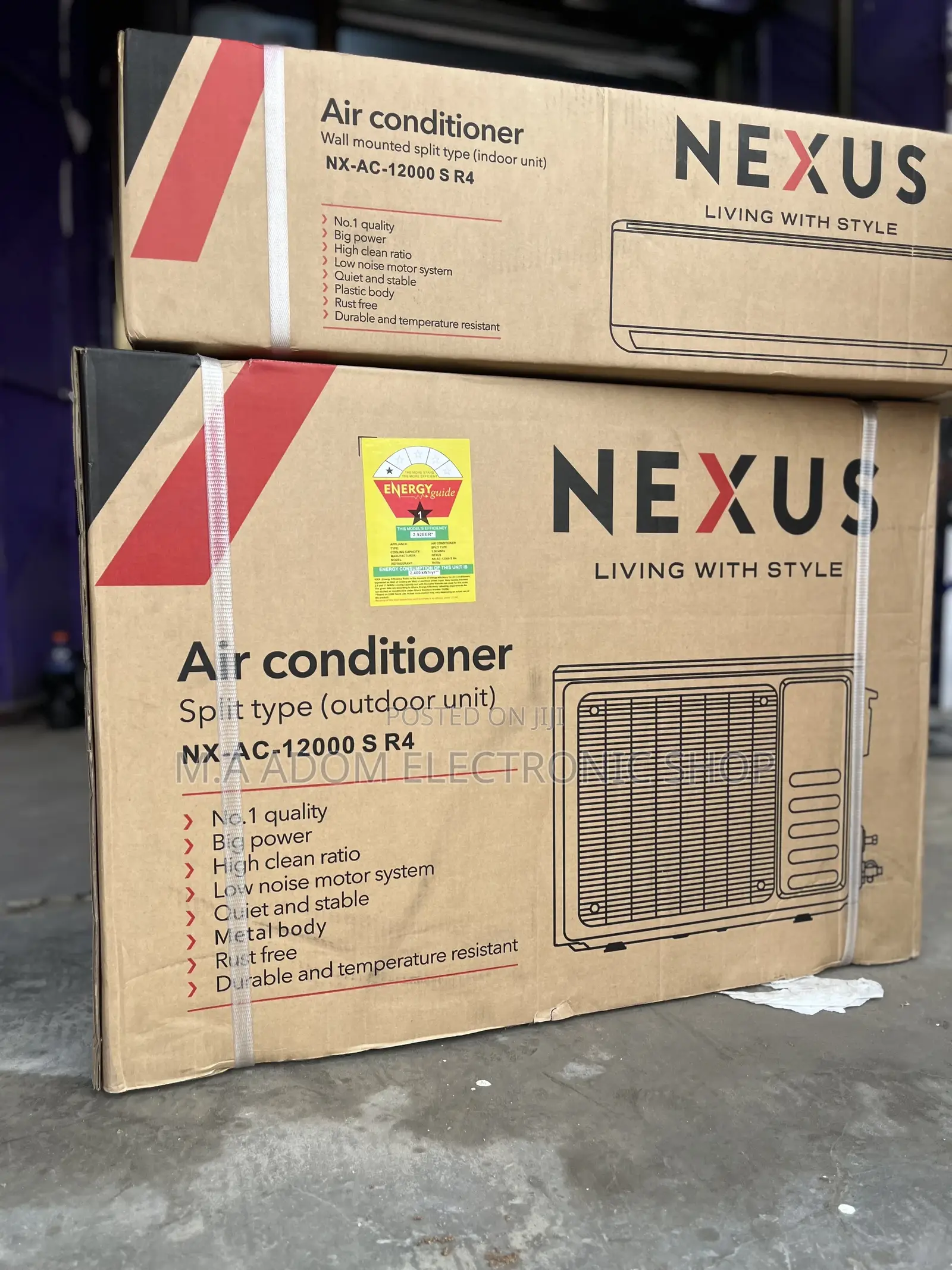 Energy Efficient 1 Star Nexus 1/5 Hp Split AC