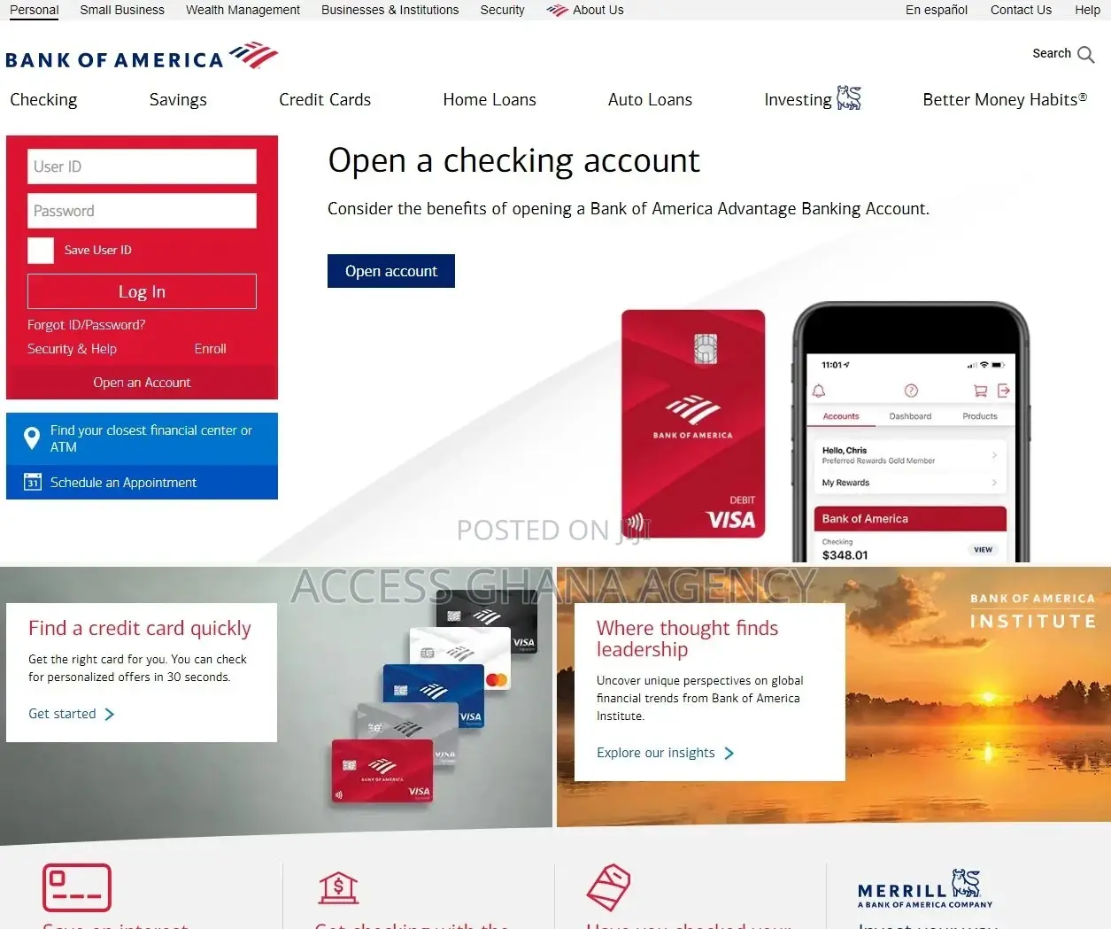 Online Digital Banking Website for Client