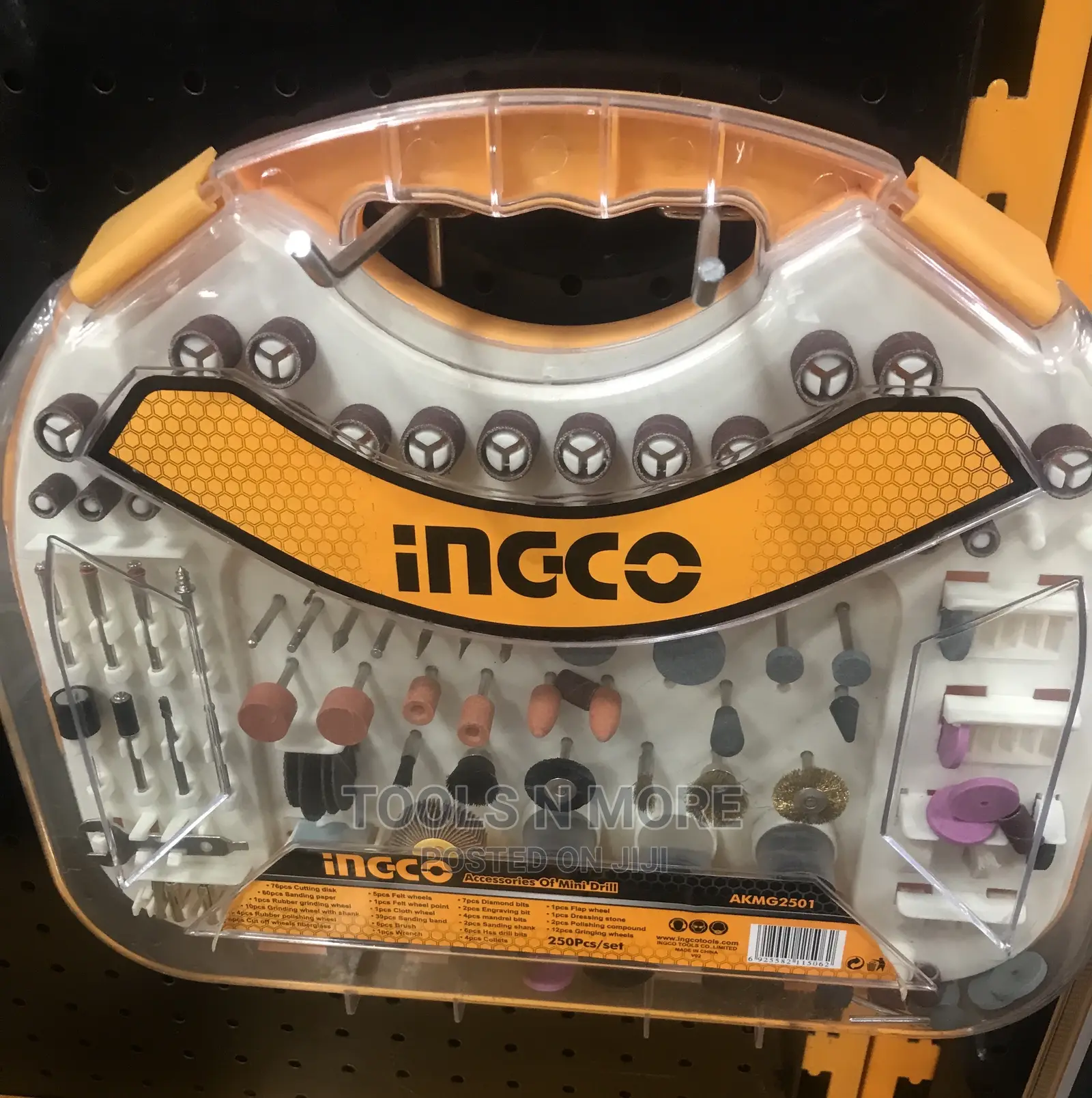 INGCO 250pecs Mini Drill Accessories
