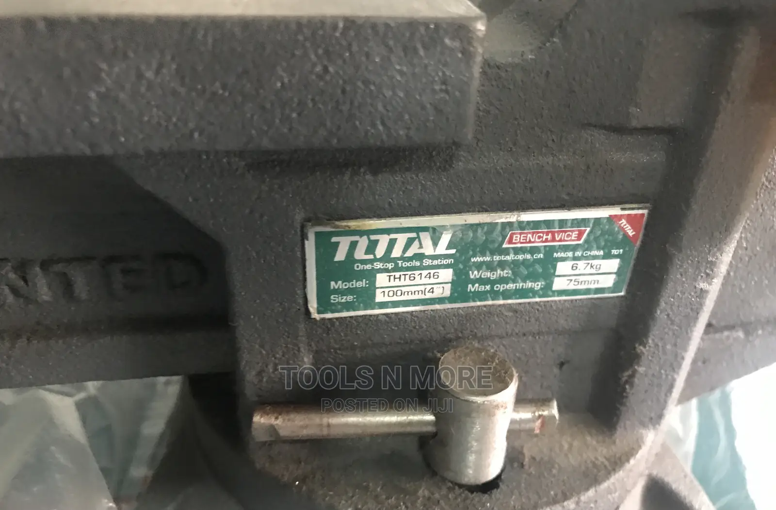 Total Bench Vice (4”)