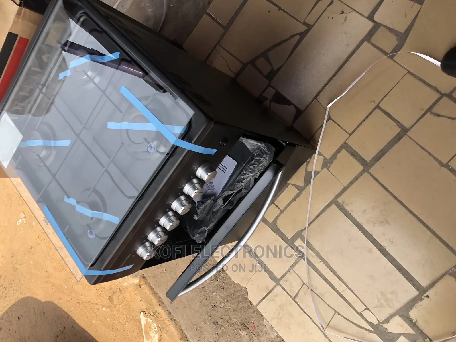 High Quality Volcano 50X50 4burner Gas Cooker W/Oven Grill