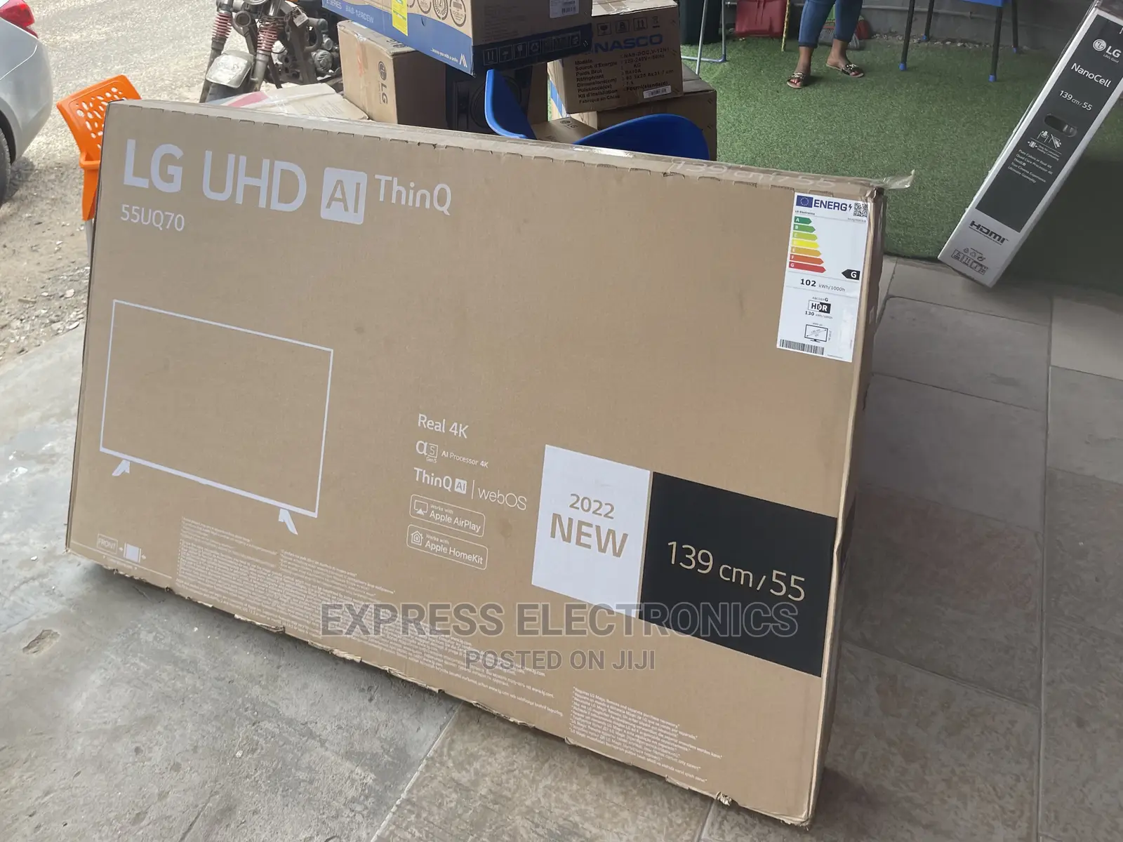 Wide Color Enhancer 55”UQ7000 UHD Smart LG Tv
