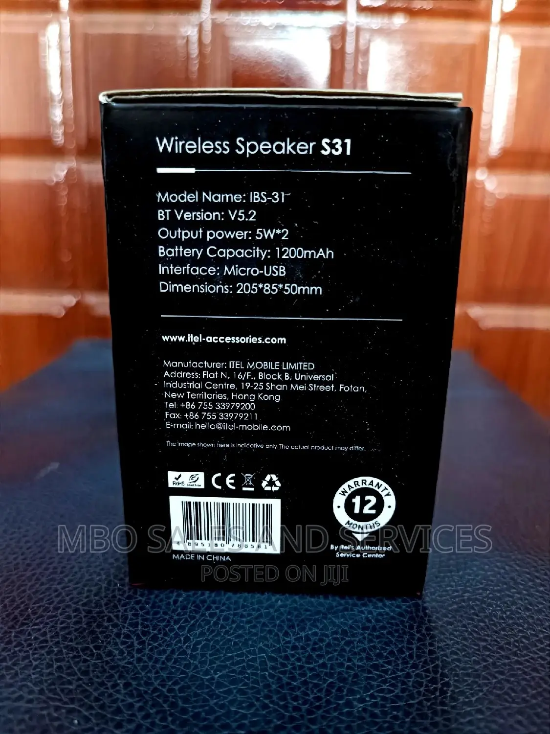 Itel Wireless Bluetooth Speaker With Radio