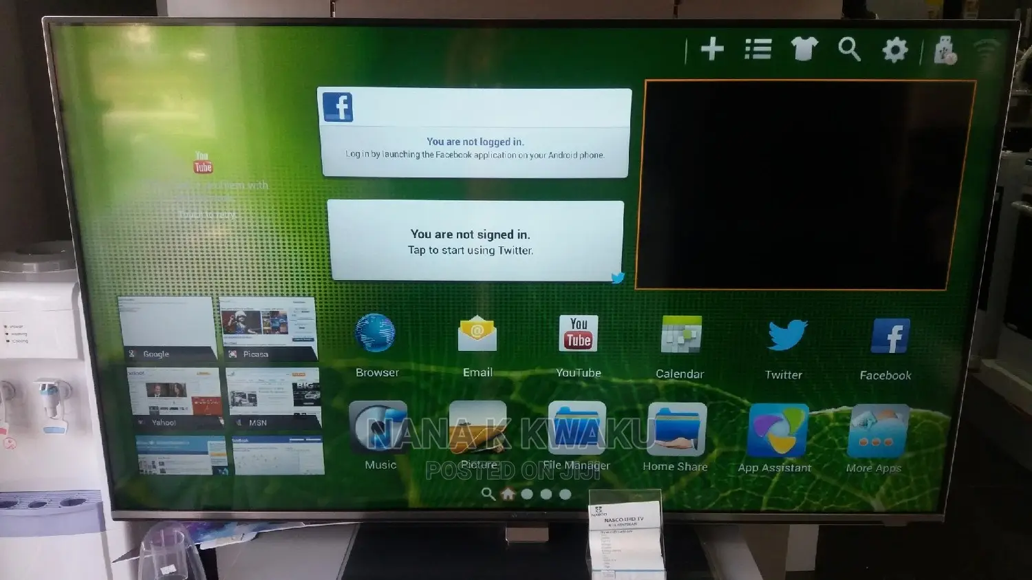 Nasco 75inches Uhd Smart TV