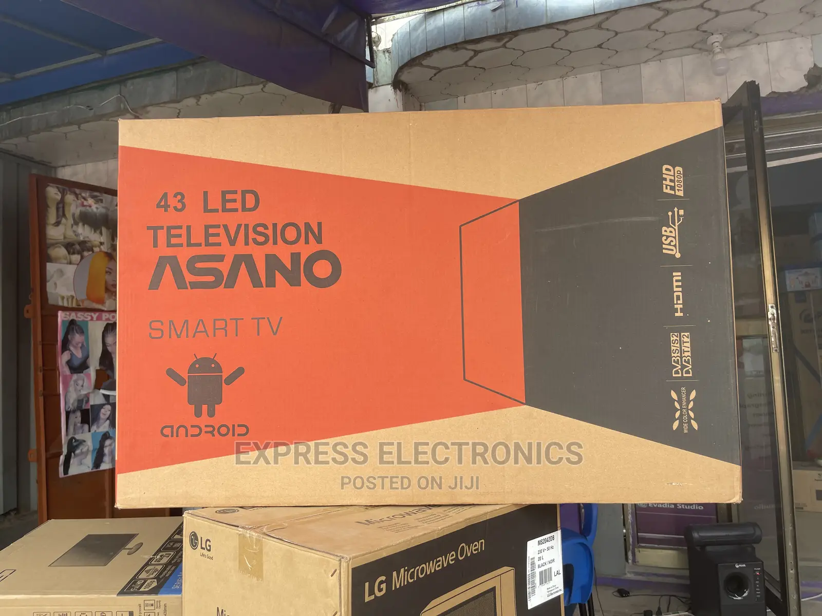 Asano Smart 43”Vivid Pictures Android True Life
