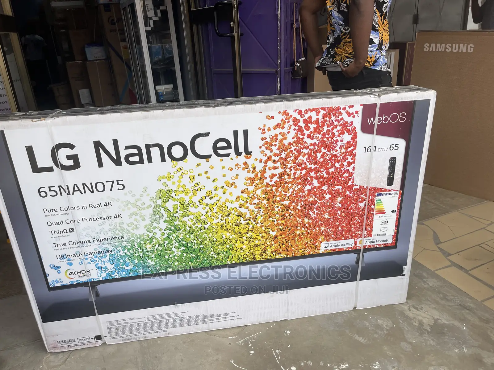 Nanocell Vivid Pictures 50”NANO756 LG UHD Smart +Dstv