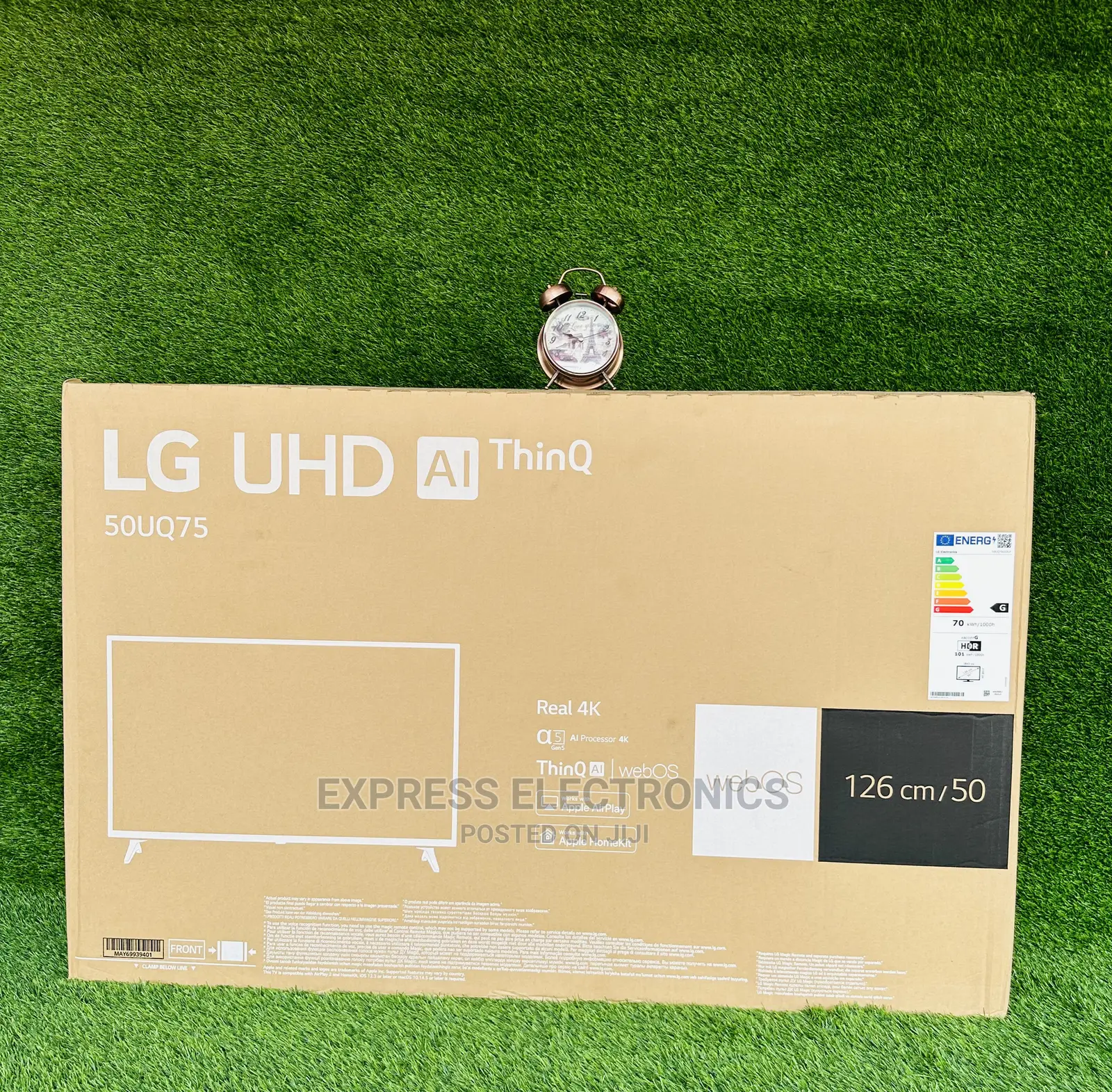 Narrow Bezel Vivid Clear Contrast LG UHD 50”UQ75003+Dstv