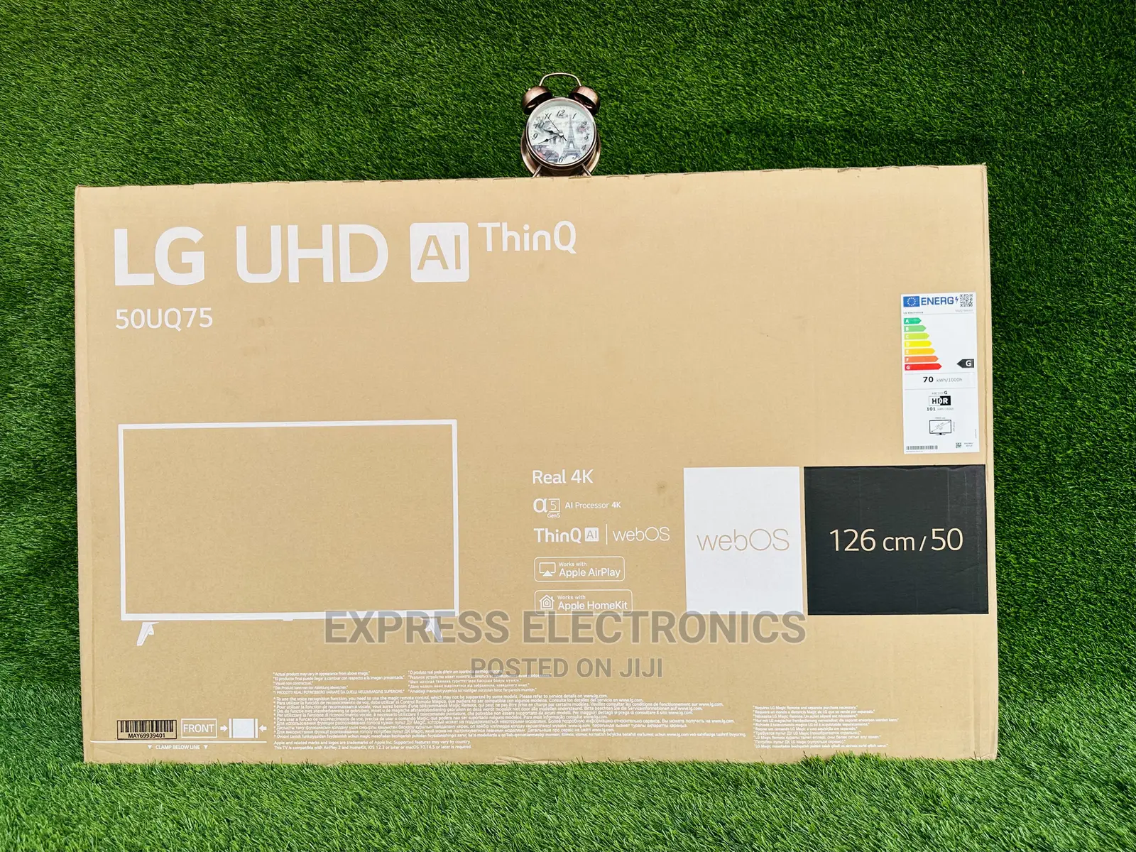 Narrow Bezel Vivid Clear Contrast LG UHD 50”UQ75003+Dstv