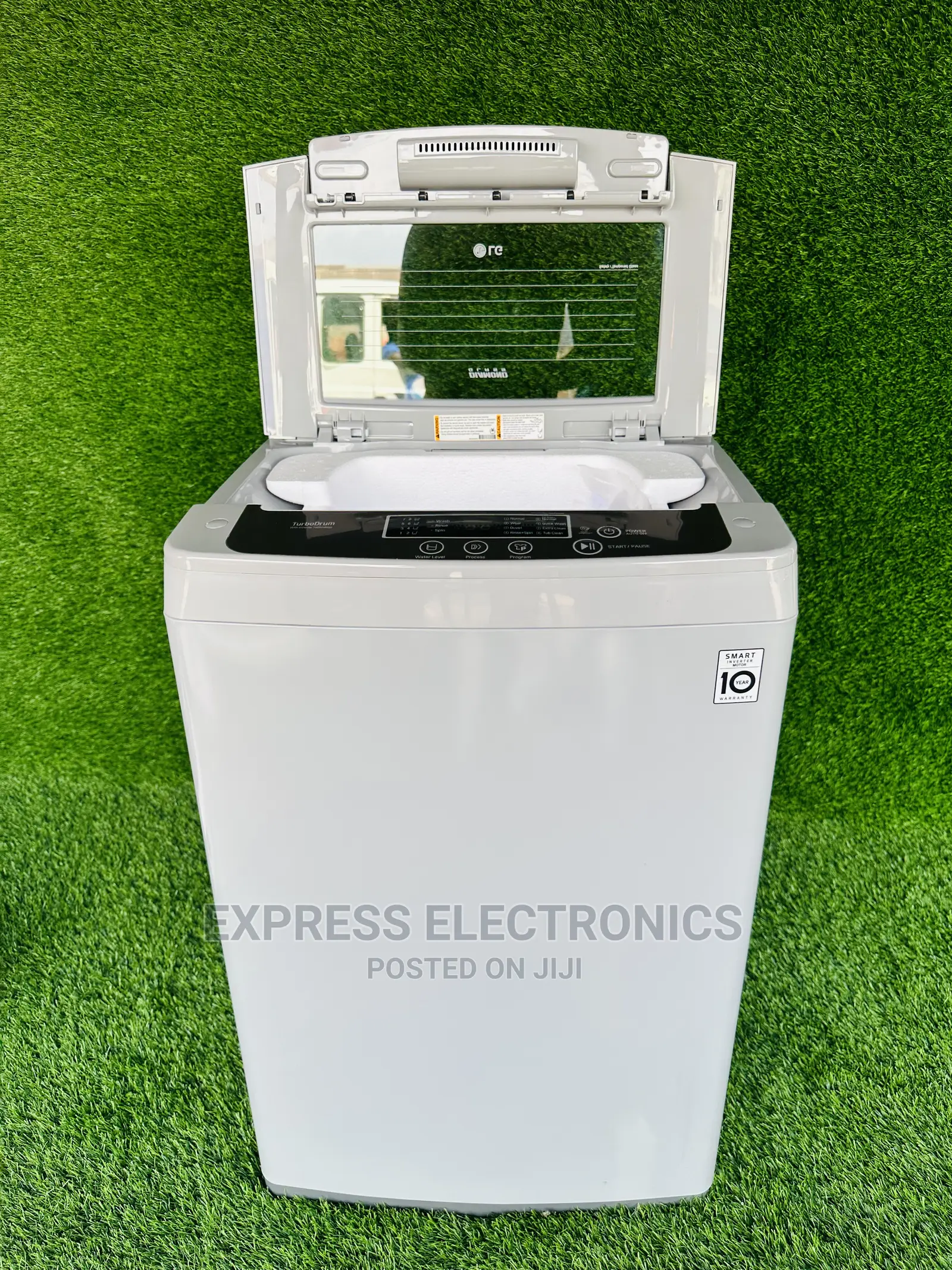 LG T1066NEFVF2 10kg Spin/Sit Topload Washing Machine