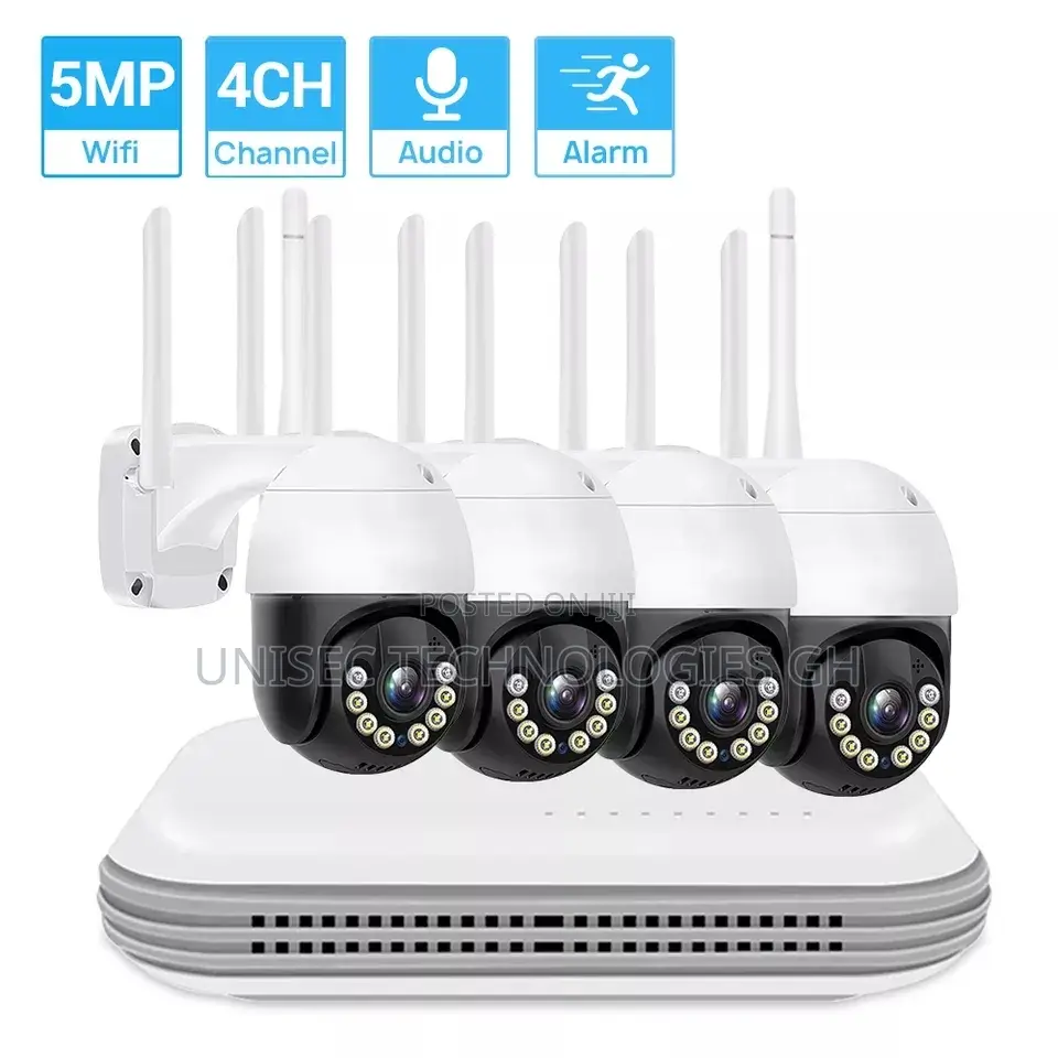 4ch 5mp Wireless PTZ NVR Kit
