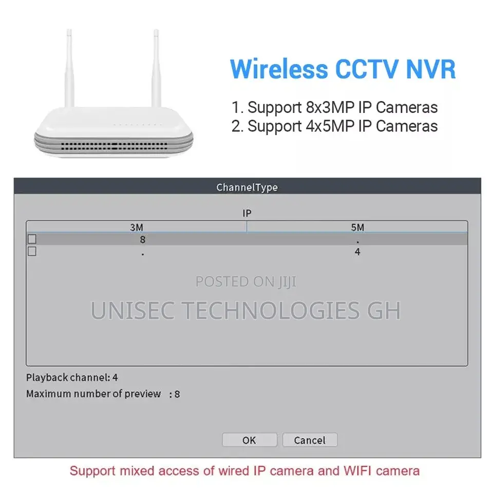 4ch 5mp Wireless PTZ NVR Kit