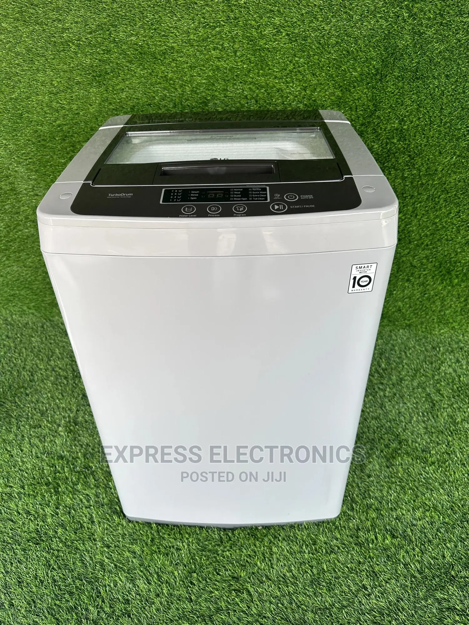 Sit and Spin LG 9kg Smart Inverter Washingmachine Top Load