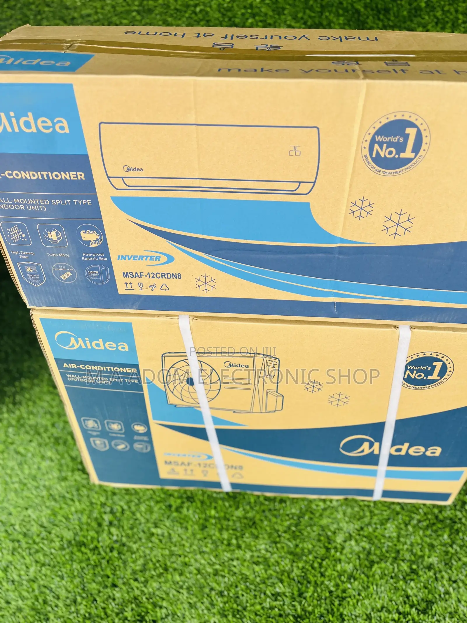 Cools Faster Farther Wider Midea 1/5 AC