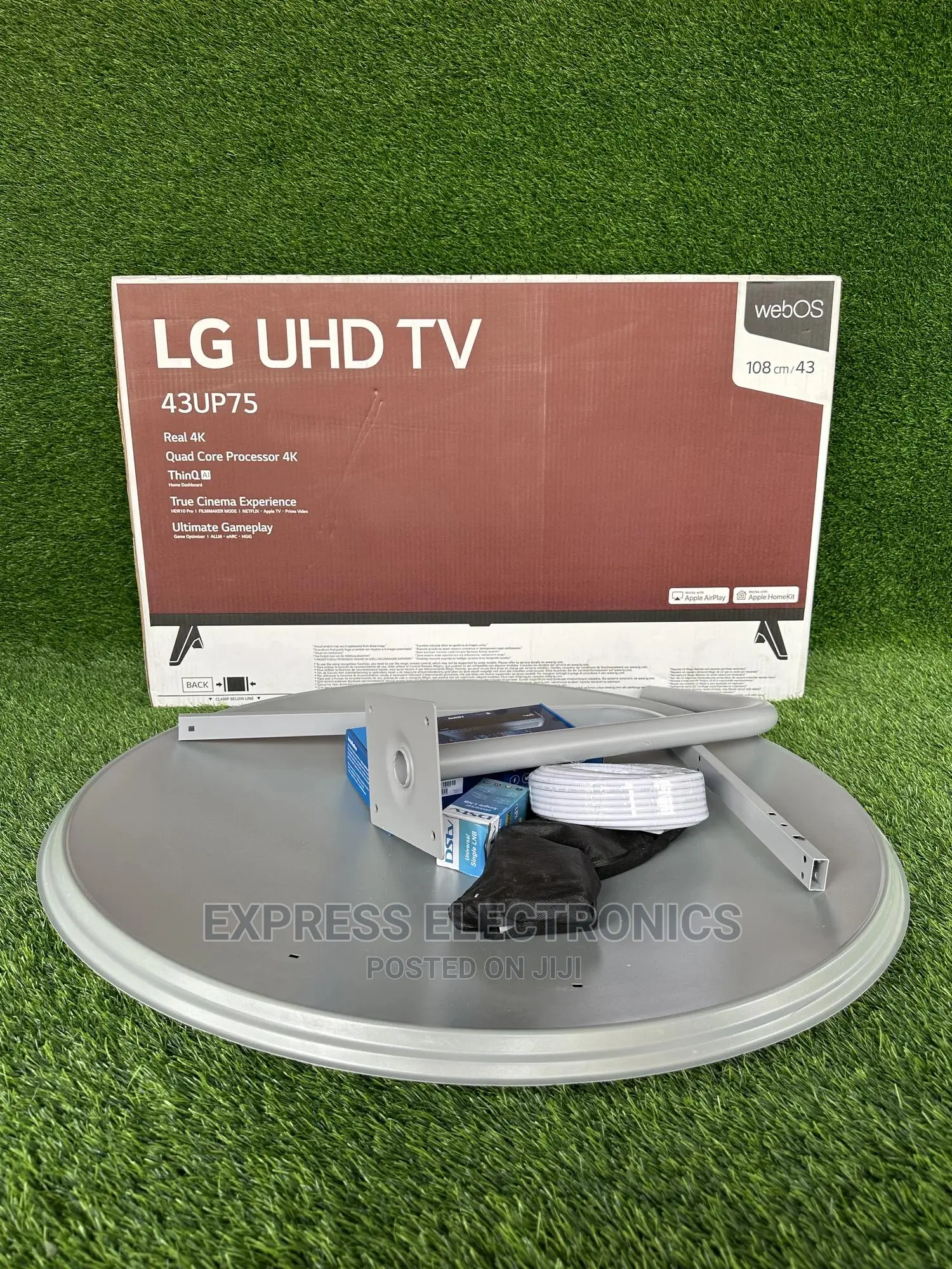 +Free DSTV 43UP75003 UHD Classic Smart LG Tv