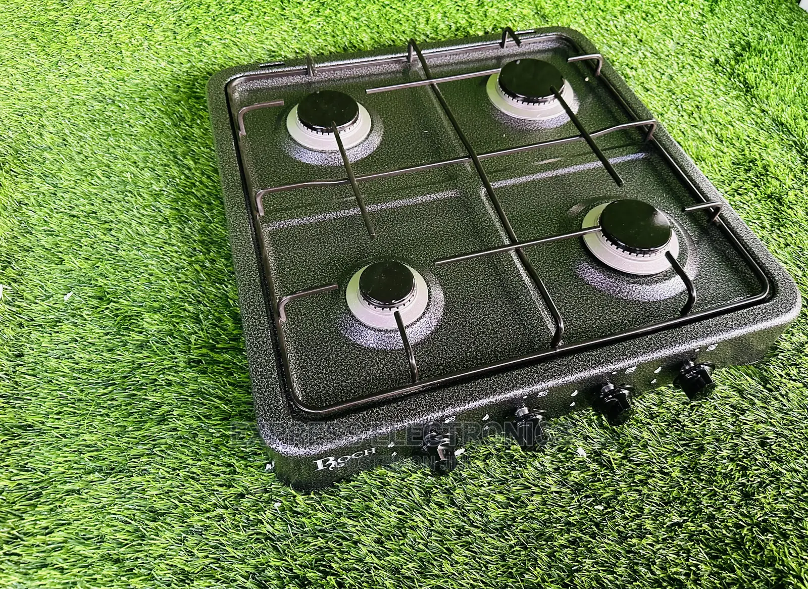 Metalic Black Cooker Top Table Volcano 4BURNER Range Gas