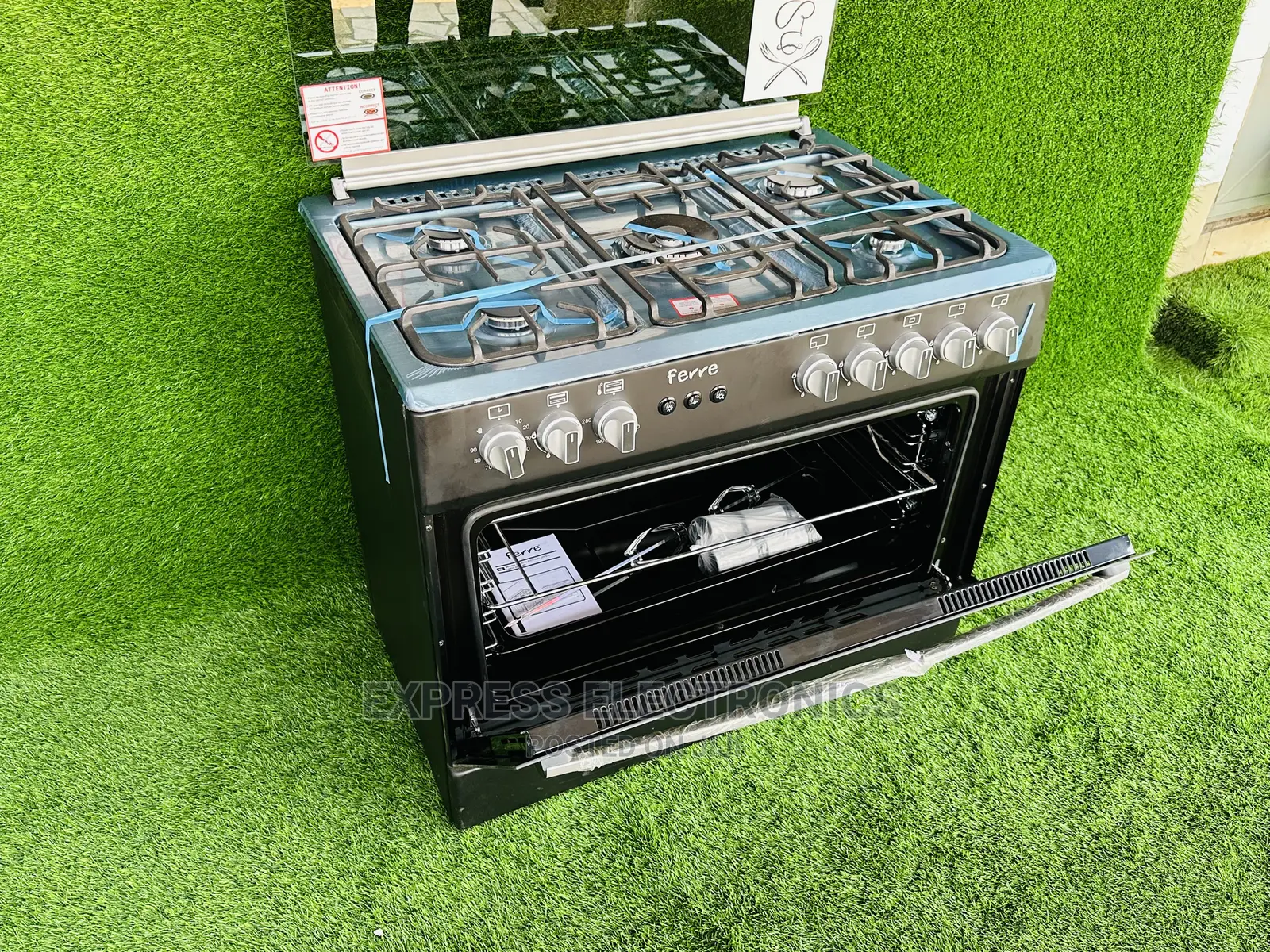 Turkey Made Gas Heating Ferre 5all Burner Stove Cooker