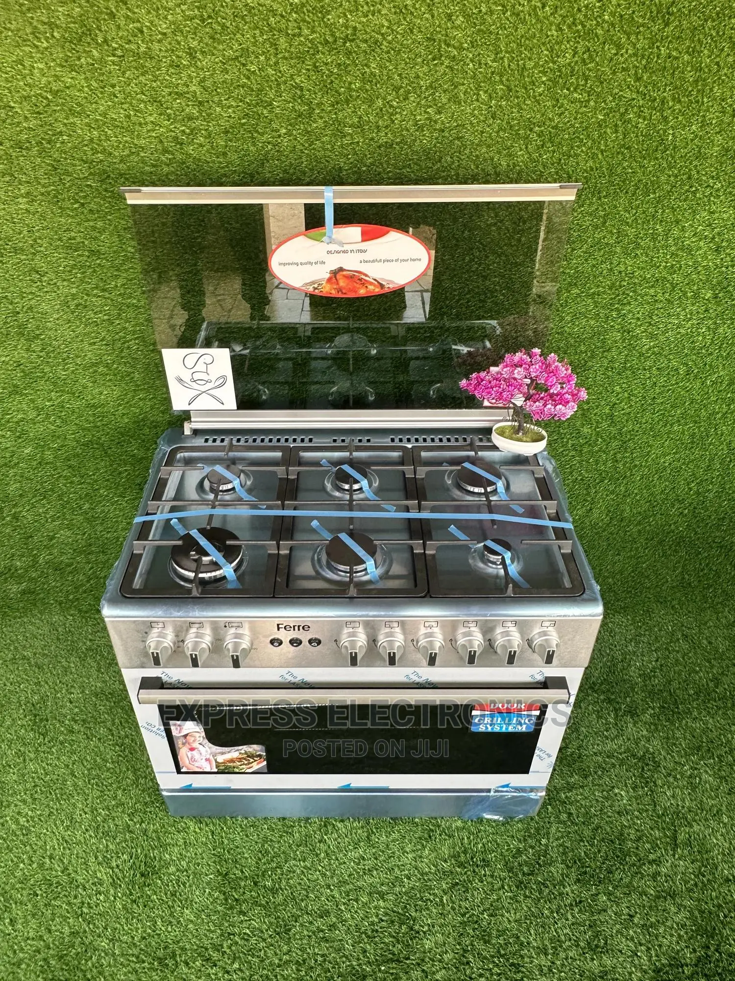 All 6burner Gas Ferre Gas Fireplace Stove Oven Cooker