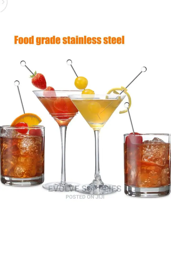 Circle End Cocktail Garnish Pick