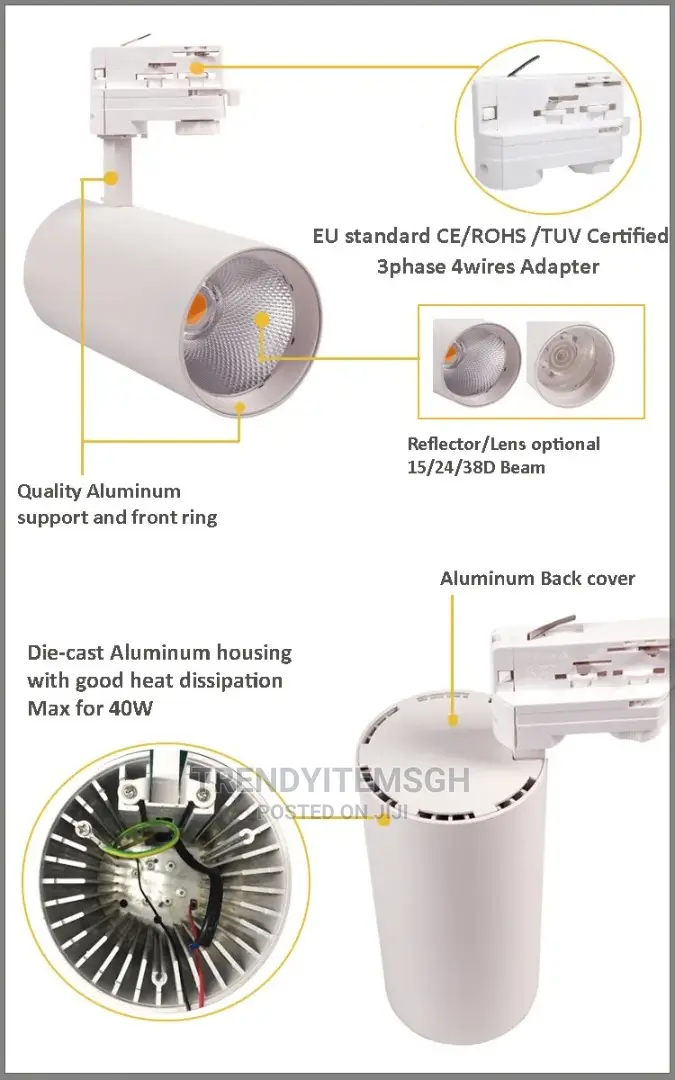 30W Cob LED Track Light