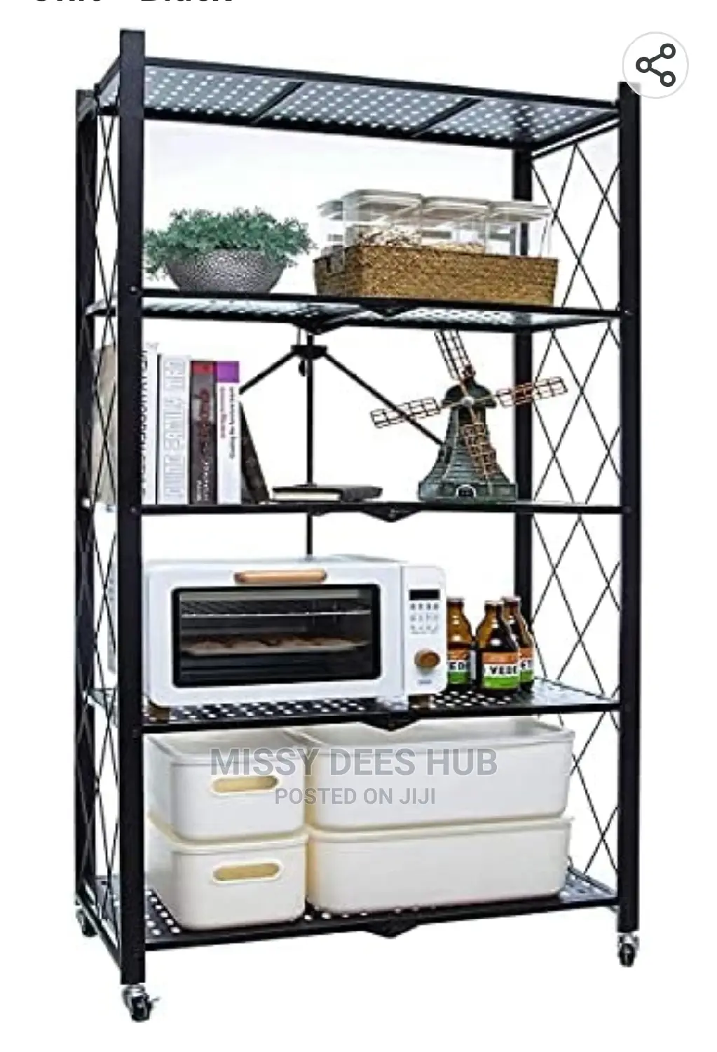 5 Layer Foldable Shelf Organizer/ Storage Rack