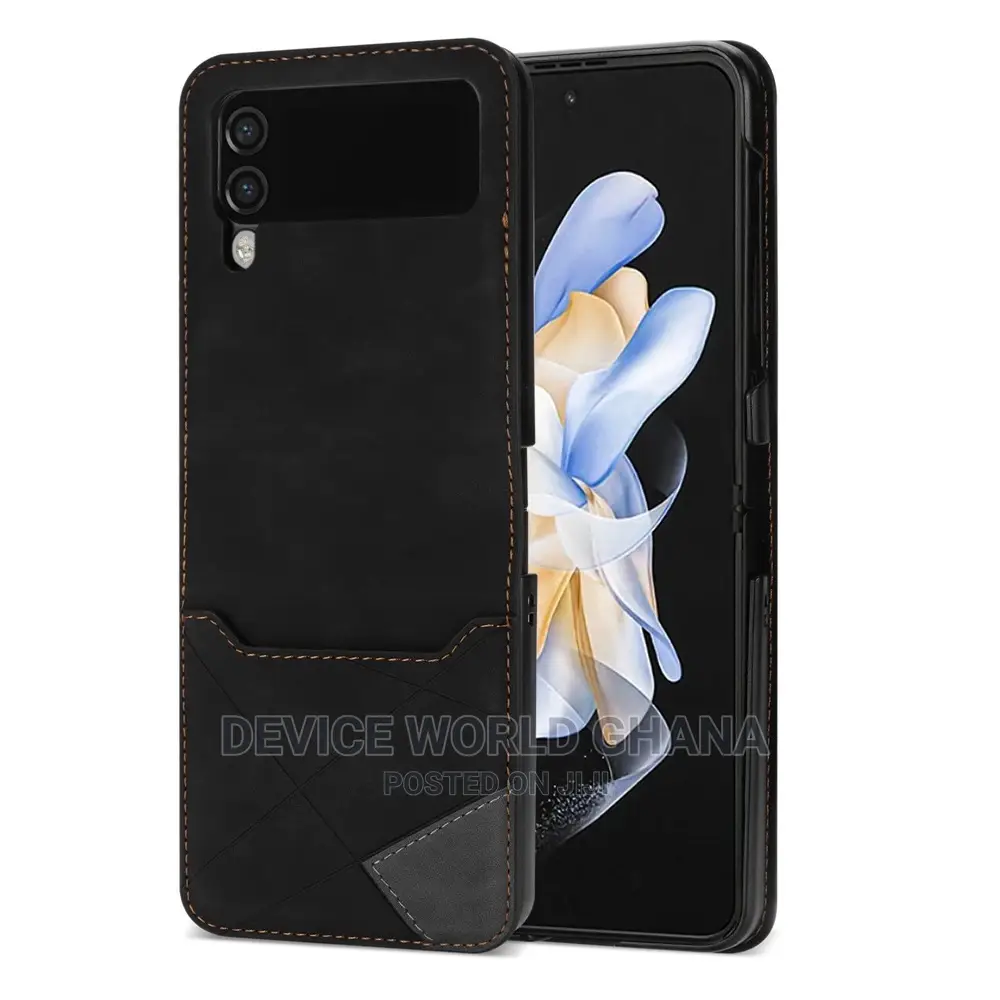 Geo Leather Case for Samsung Z Flip 7 6 5 4 3