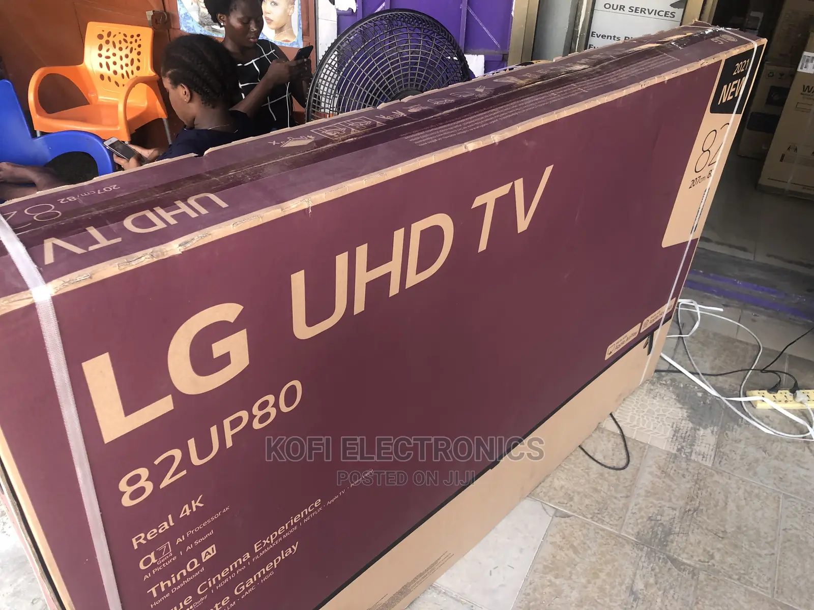Thinq Ai LG UHD Television Smart TV 82 Inch UP80 Series