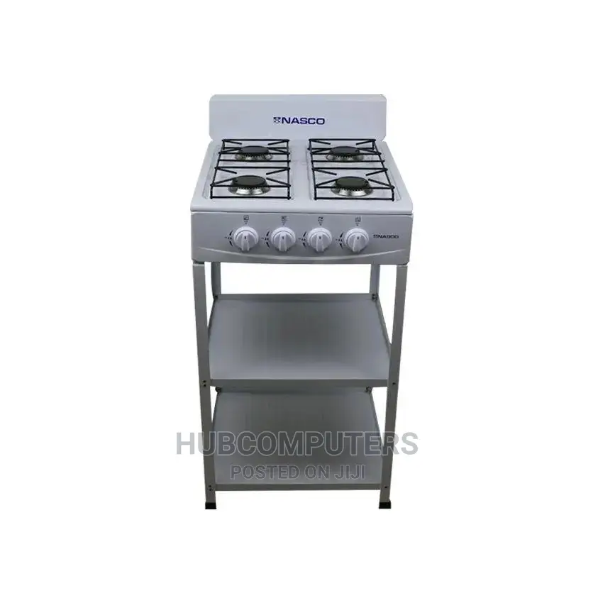 Gcnasco-Nasgs/K4bss-S Nasco Stove 4 Gas Cooker - Black Cap-2