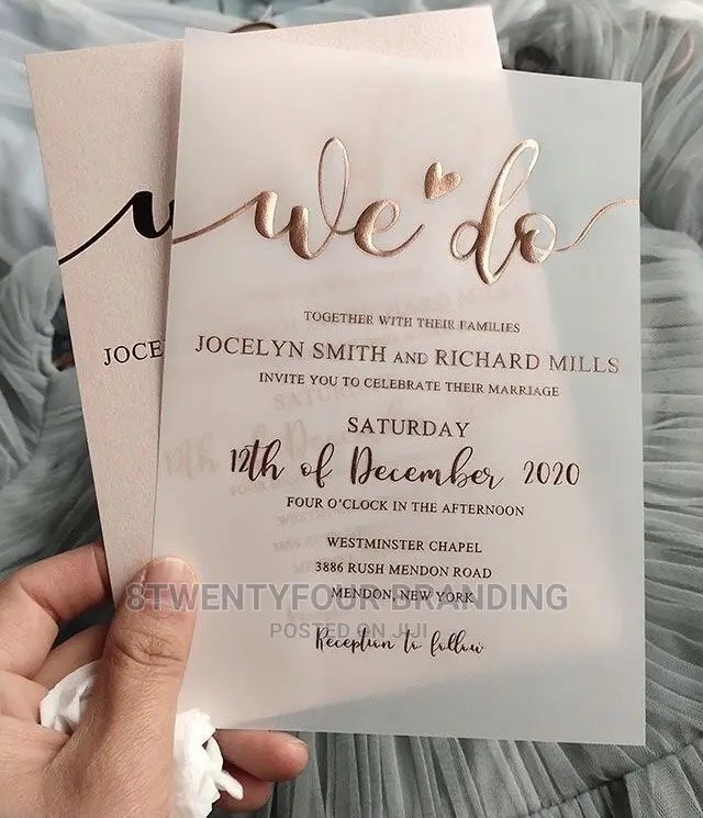 Invitation Cards With Photo (Moq: 50pcs)
