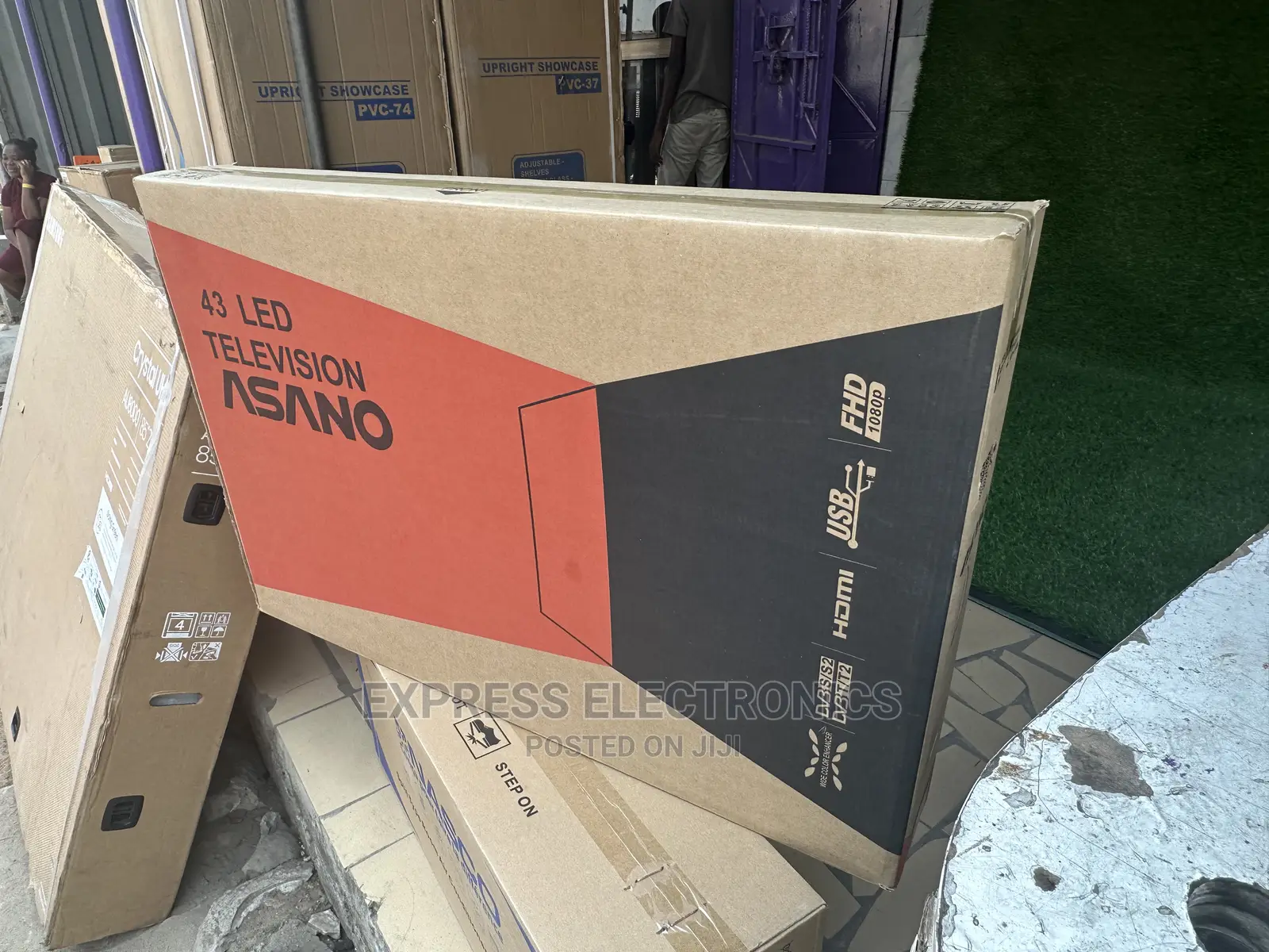 Digital Display Sleek Vivid Asano 43”FHD Satellite  Modern
