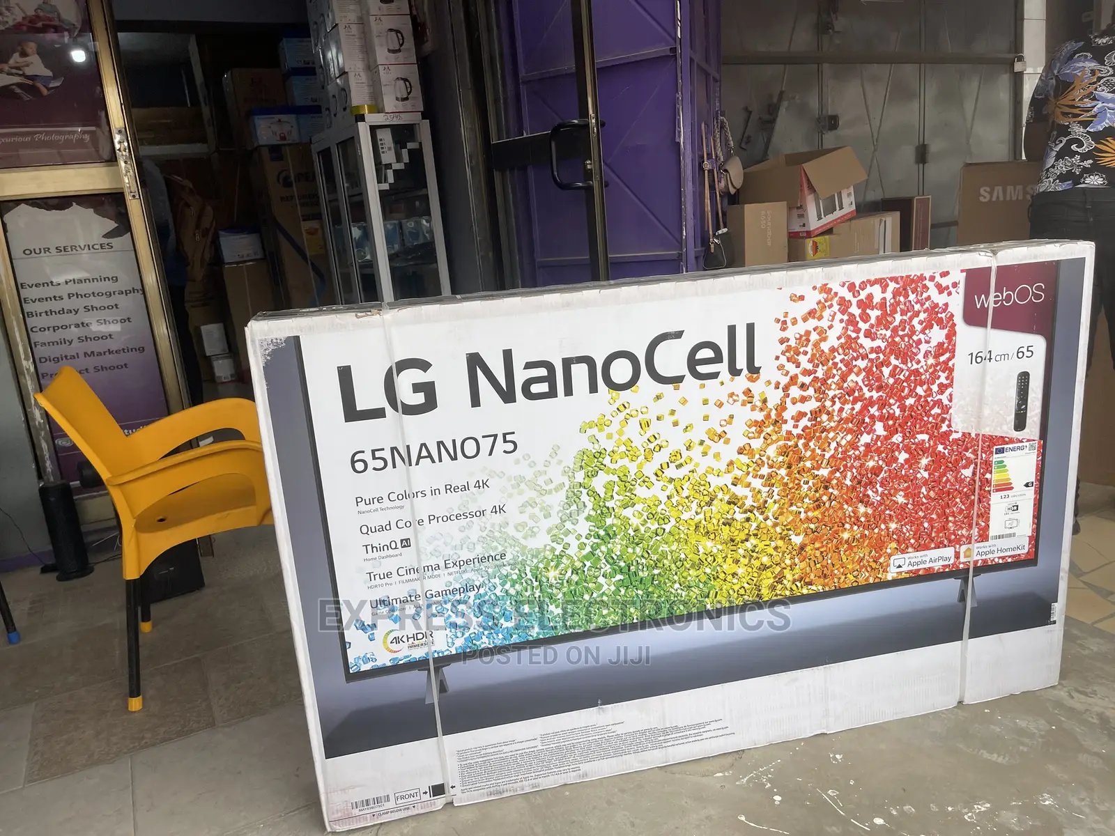 Nanocell Vivid Colors 65”UHD Smart LG Sleek Design