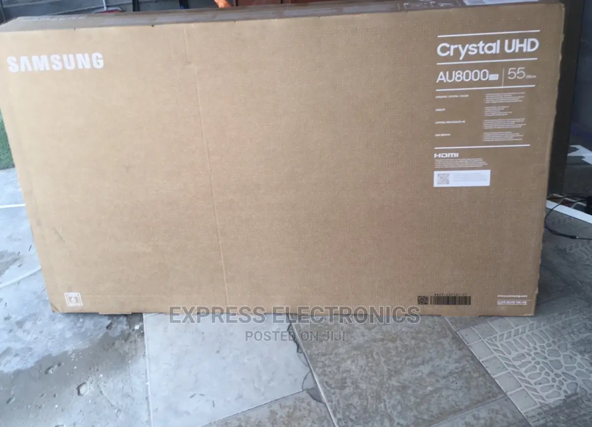 Wide Realistic Samsung Picture 55”AU8000 UHD Smart Tv 